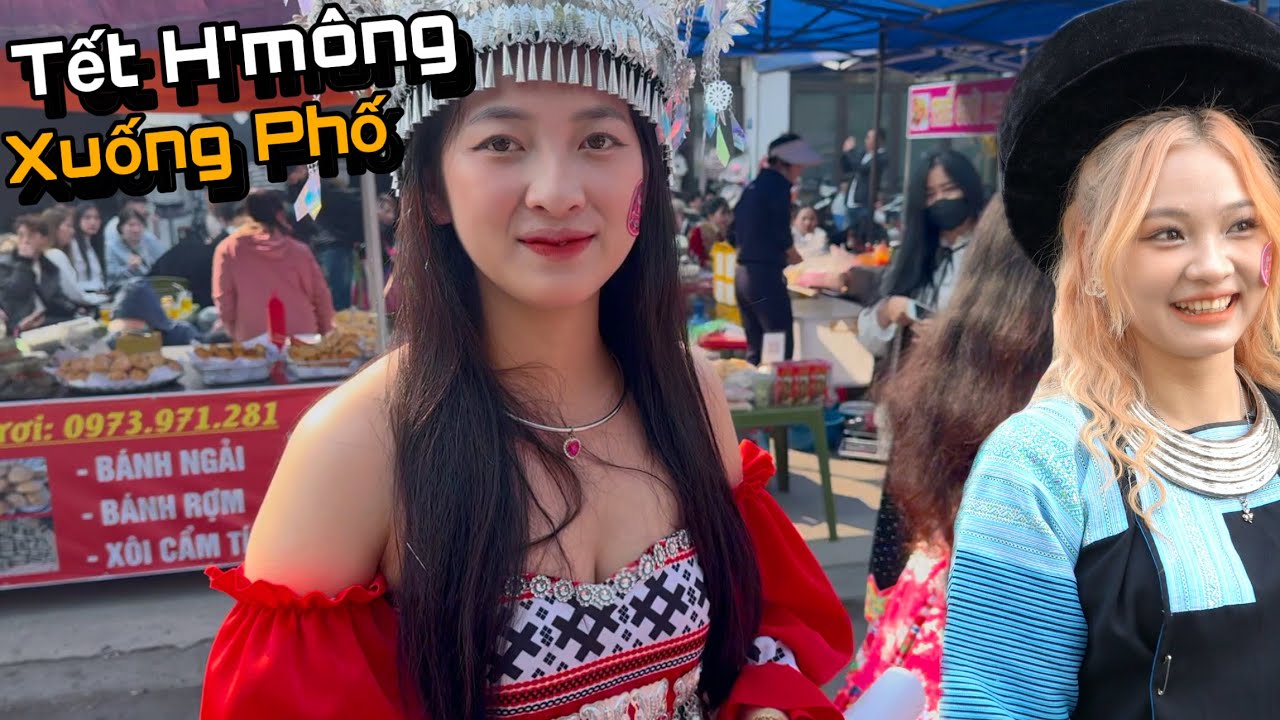 Trai Người Kinh Bắt Vợ Người H'mông Cực Dễ Tại Lễ Hội Tết H'mông Xuống Phố Ở Bắc Ninh..!