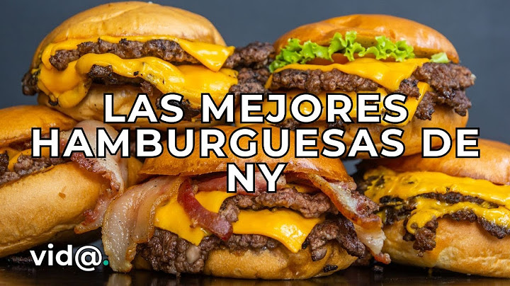 Las mejores hamburguesas de new york