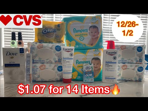 CVS DEALS 12/26-1/2|| CHEAP BABY ITEMS|| $1.07 FOR 14 ITEMS🔥🔥