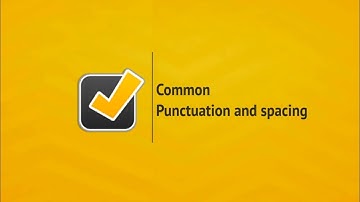 Verifika: Punctuation and Spacing