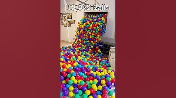 Intense living room Rigid ball simulation with over 13k balls 🔥 #blenderanimation #blender3d
