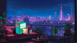 rainy night alone  lofi hiphop [ chill beats to relax/ work/study to ]