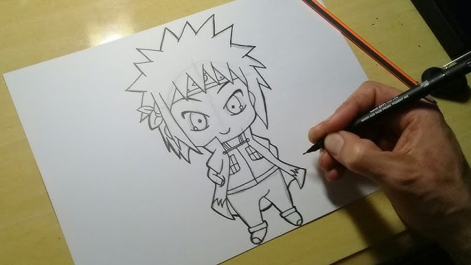 Desenhando o Minato (Naruto) - Competição com MateusDrawings 