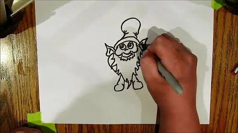 How to draw a CARTOON CHRISTMAS ELF