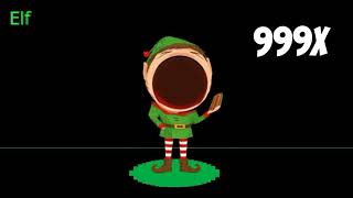 Pop Christmas Characters in Minecraft 999x Speed@catnumbers
