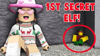 HOW To Find The 1ST SECRET ELF In Bloxburg! *Elf Hunt*