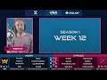 X8  aesir vs xpress  season 1 week 12  vrml