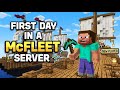 My first day in mcfleet server @GamerFleet 