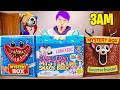 WE OPENED THE SCARIEST 3AM MYSTERY BOXES EVER? (99 NIGHTS IN THE FOREST, POPPY PLAYTIME, AND MORE!?)
