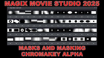 Tutorial 083 Masks and Masking in Magix Movie Studio and Video Pro X - Chromakey Alpha Effect