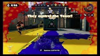 Splatoon: Rusty blasting in Tower Control (9-4, Grim Range Blaster)