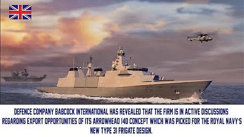 Finally!!! The Arrowhead 140 concept was selected for the Royal Navy's new Type 31 frigate design
