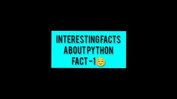 facts about Python|😀 Interesting Facts About Python | #shorts #facts #viral fact-1🔥