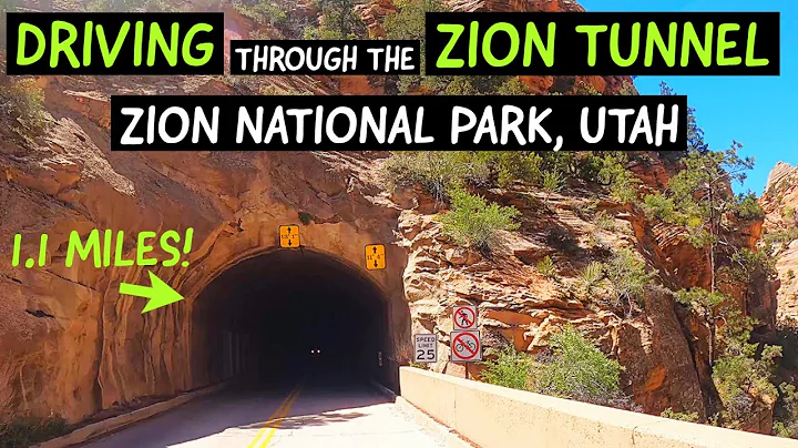 Driving through the Zion Tunnel (Zion National Park, Utah)