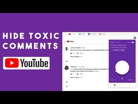 Hide Toxic Comments on YouTube