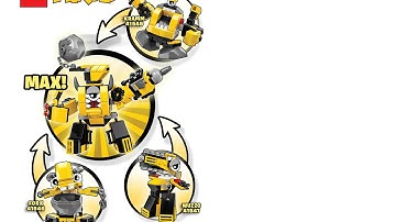 WELDOS MAX Instructions LEGO MIXELS Series 6 Kramm + Forx + Wuzzo