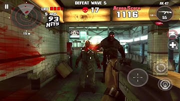 Dead Trigger Arena "Bloody Subway" Gameplay