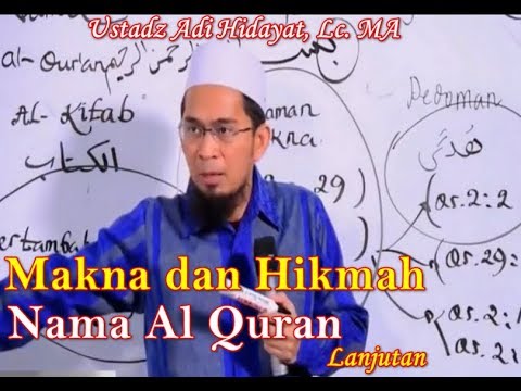 makna-dan-hikmah-nama-nama-al-quran,-ustadz-adi-hidayat,-lc.-ma