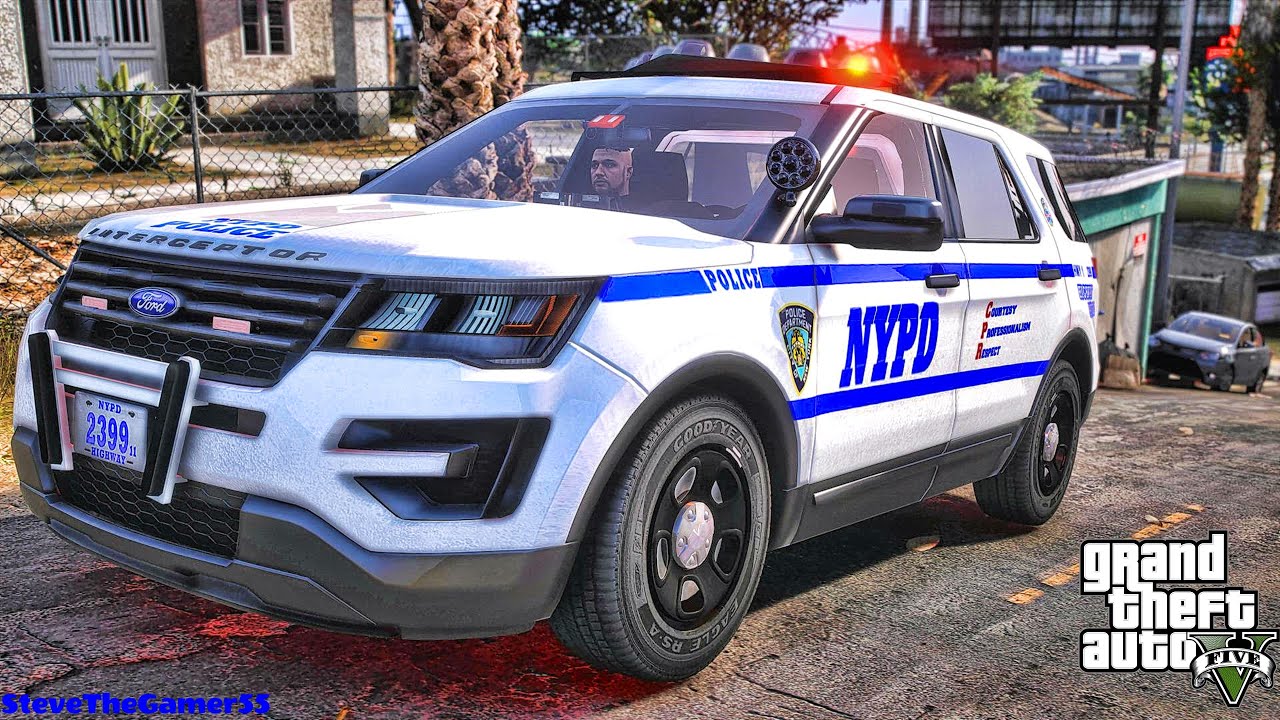 Playing GTA 5 As A POLICE OFFICER City Patrol| NYPD|| GTA 5 Lspdfr Mod| 4K