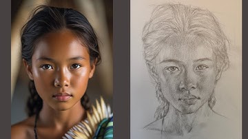 40# How to Draw a Portrait for Beginners: Step-by-Step Process A Unique & Simple Method