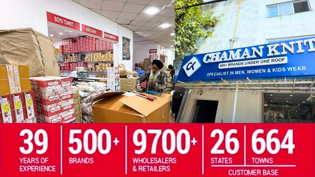 Ludhiana Biggest Wholesale Market / 500 Brands /  Chaman Knits 