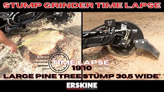 The Stump Grinder by Erskine in action (time lapse) by Erskine Attachments 610 views 10 months ago 2 minutes, 13 seconds