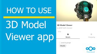How to use 3d files viewer app