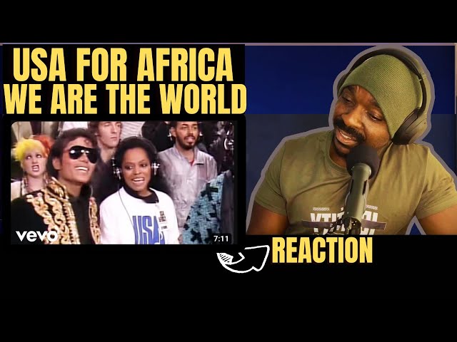 Reaction To _ We Are The World' by U.S.A - For Africa = A Must Watch class=