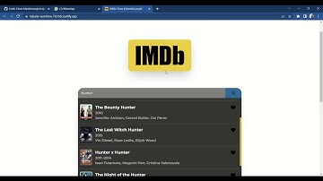 IMDB Clone Project Using JavaScript and API