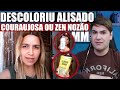 ELA DESCOLORIU O CABELO ALISADO COM CREME ALISANTE SFERA | MERECE O SOCO GOSPEL UNGIDO SIM