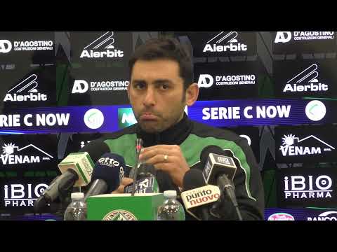 Pazienza, la conferenza stampa prima di Cerignola-Avellino