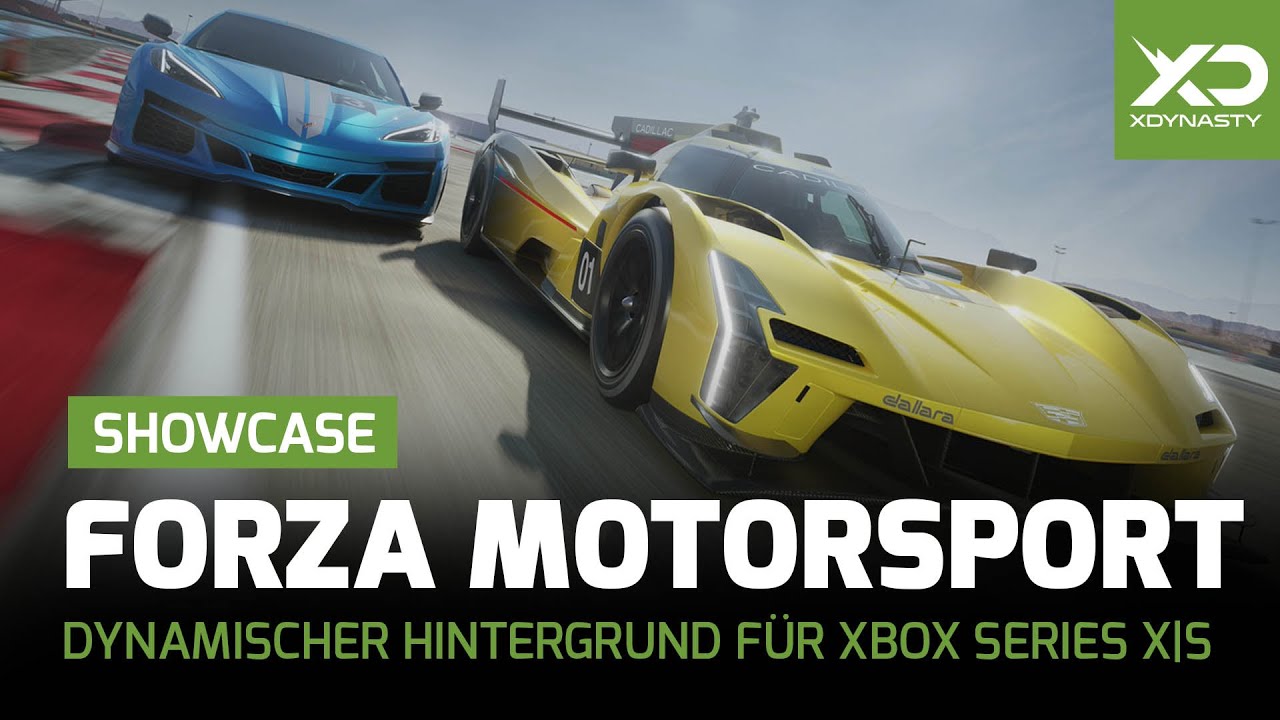 Xbox Series X/S - Dynamischer Forza Motorsport Hintergrund - YouTube