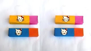 Colgate Box Pencil Box | How to Make Pencil Box | Pencil Box Making on Paper | Paper Crafts