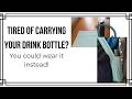 Simple, customised drink bottle carrier
