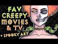 Creepy Movies & TV Shows for Halloween 🎃 + Spooky Art! image