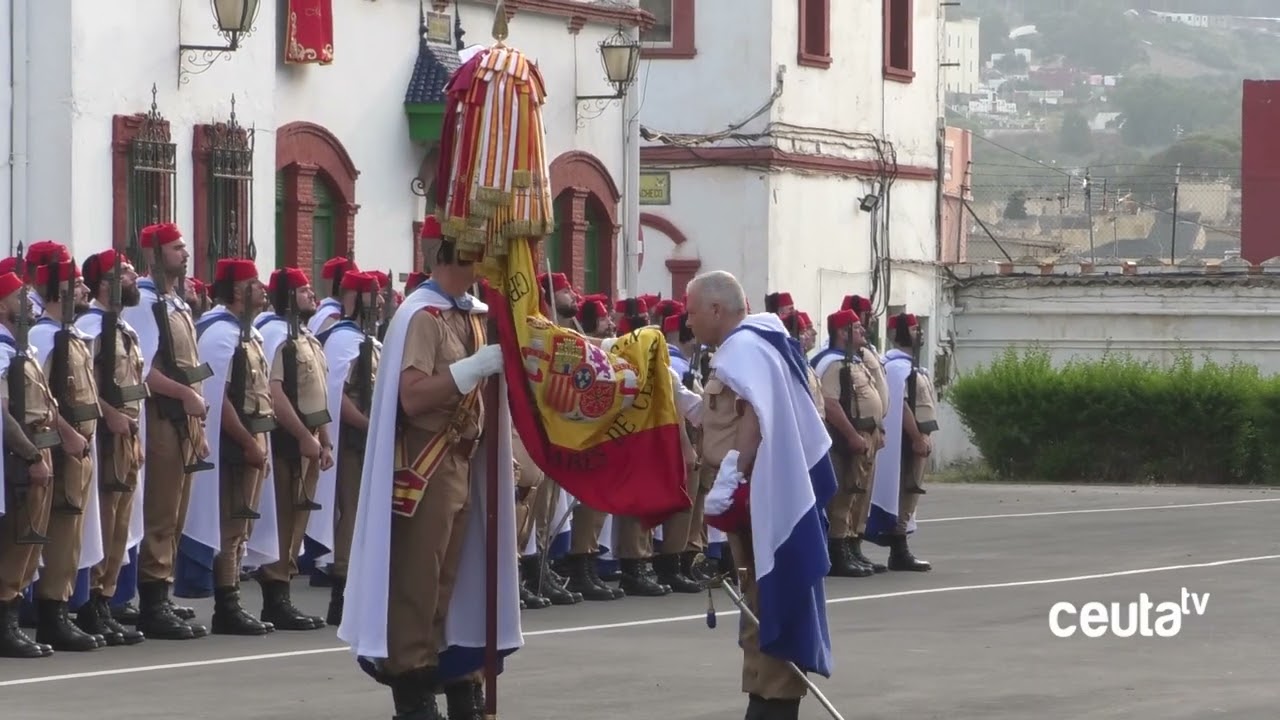 Así sonó el himno de Regulares en el CXII aniversario