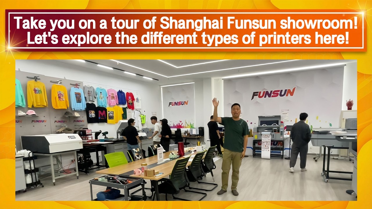 Take you on a tour of Shanghai Funsun showroom! Let's explore the different types of printers here!