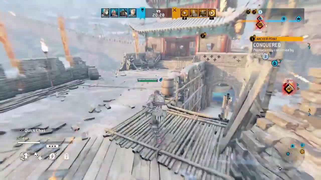 Slicing ankles with Kensei & Dragging people with shinobi (For Honor gameplay #338)