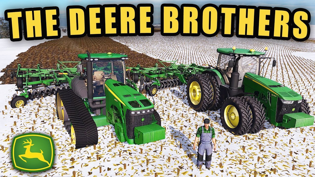 farming simulator 2019 latest news THE SNOW CAN'T STOP THESE BEAST! JD 8RT & JD 8R | FARMING SIMULATOR 2017