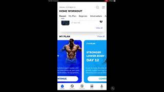 My app the home fitness app (download if you want) screenshot 2