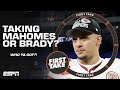 Patrick Mahomes or Tom Brady for 1️⃣ game...Who ya got? Stephen A., Shannon &amp; RC pick 👀 | First Take