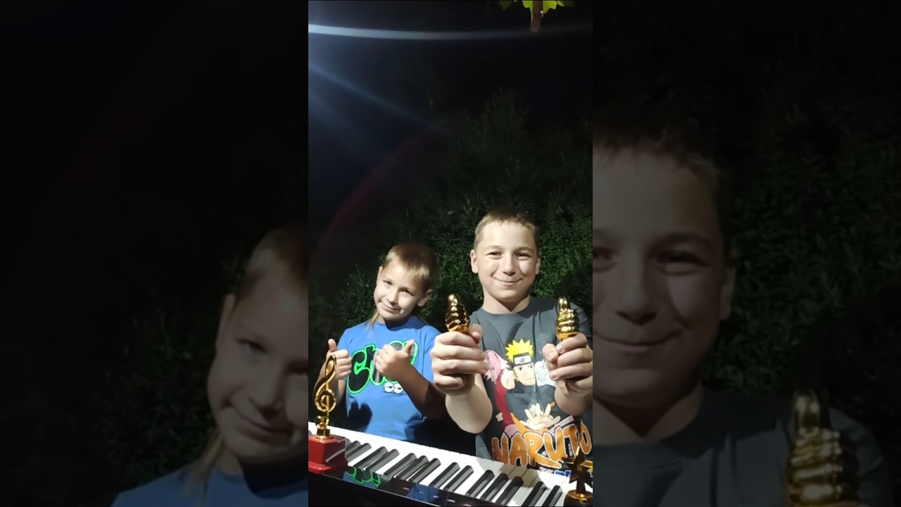 ❤️СМАРАГДОВЕ☁️НЕБО☁️ #piano #duet #indonesia #ukraine #україна #українськийютуб #українськамузика