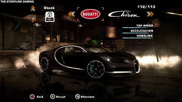 Need For Speed : Most Wanted Remastered - Bugatti Chiron - Gameplay PC