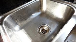 How to renew a sink waste, the chrome part through the sink.