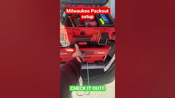 Milwaukee Packout setup #drawers