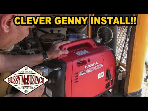 Generator Custom Install in our Skoolie