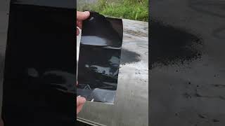 Flex Seal Tape Canoe Repair Test #shorts