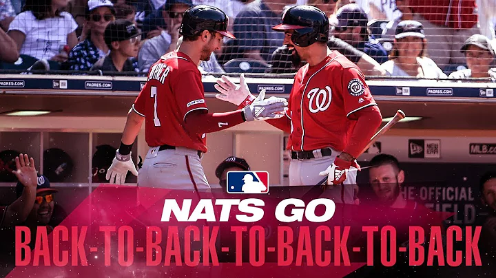 Nats go back-to-back-to-back-to-back