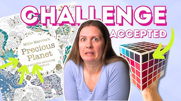 De Kubus kiest mijn kleurenpalet 🎲 Een Color Cube Challenge