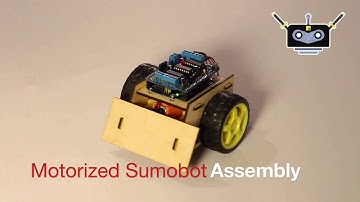 Motorized Sumobot Assembly